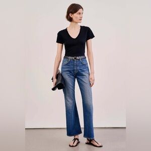 Nili Lotan Women’s Juliet Jean in Classic Wash Relaxed Fit Everyday- Size 27